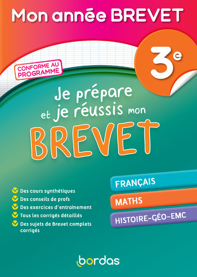 Image de Mon Année Brevet - Je prépare et réussis mon Brevet 3e