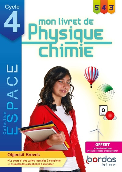 Picture of ESPACE Physique Chimie Cycle 4 2020 Livret de connaissances élève