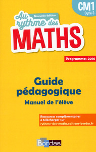 Image de Au Rythme des maths CM1 2017 Livre du maître du manuel