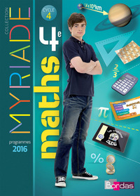 Picture of Myriade Mathématiques 4e 2016 Manuel élève