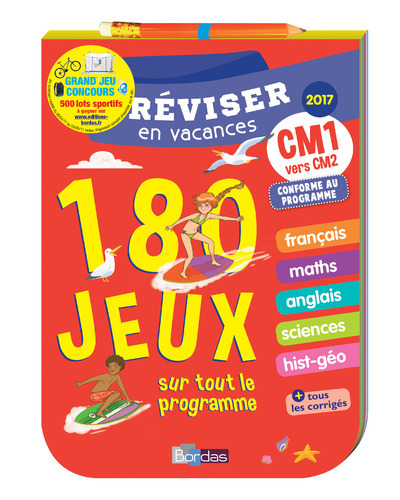 Picture of Réviser en vacances CM1 vers CM2 180 jeux sur tout le programme