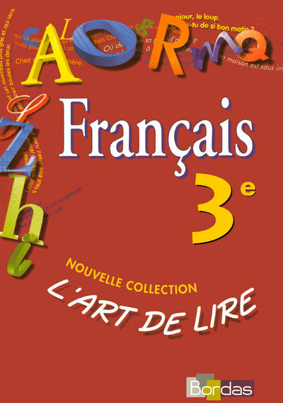 Image de L'ART DE LIRE 3E FRANCAIS MANUEL