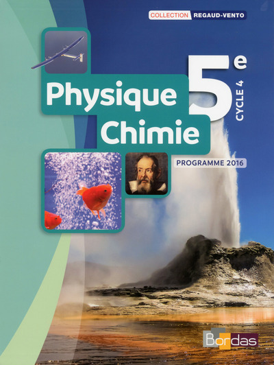 Picture of Regaud Vento Physique-Chimie 5e 2017 Manuel élève