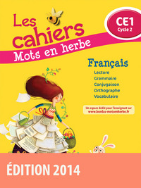 Image de Mots en herbe CE1 2014 Cahier d'exercices