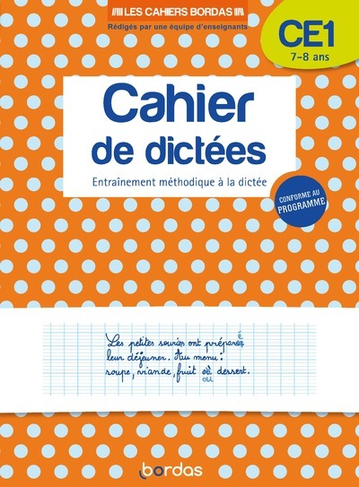 Picture of Les cahiers Bordas - Cahier de dictées CE1