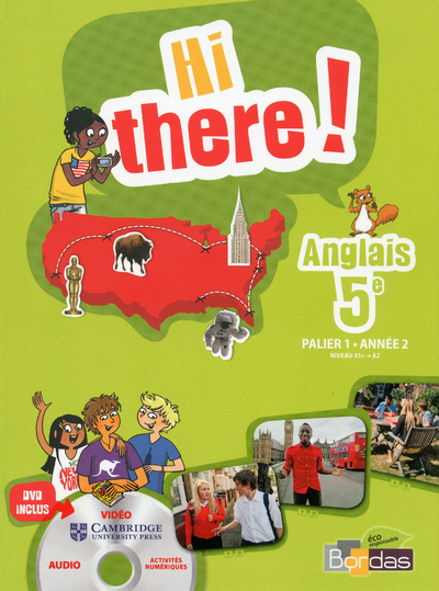 Image de Hi there ! Anglais 5e 2013 Manuel de l'élève avec DVD vidéo-audio Rom