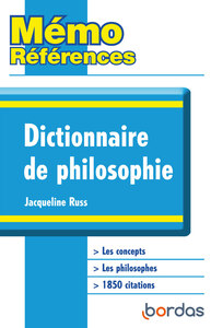 Picture of Mémo Références - Dictionnaire de Philosophie