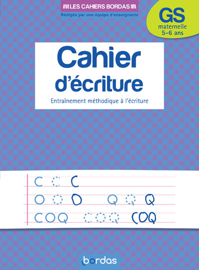 Image de Les cahiers Bordas - Cahier d'écriture GS