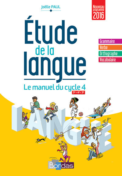 Picture of Etude de la langue Cycle 4 2016 Manuel élève