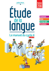 Picture of Etude de la langue Cycle 4 2016 Manuel élève