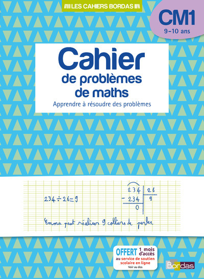 Image de Les cahiers Bordas - Cahier de problèmes de maths CM1