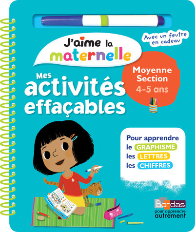 Picture of J'aime la maternelle - Mes activités effaçables - Moyenne section 4-5 ans