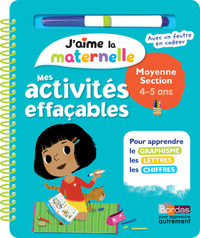 Picture of J'aime la maternelle - Mes activités effaçables - Moyenne section 4-5 ans