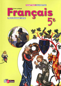 Picture of Fenêtres ouvertes Français 5e 2010 Manuel de l'élève Grand format