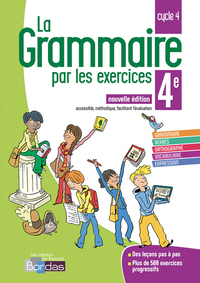 Picture of La grammaire par les exercices 4e 2018 Cahier de l'élève