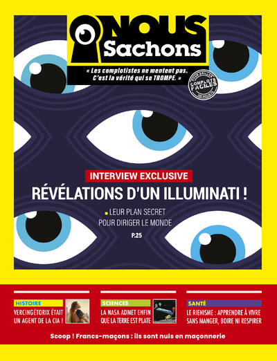 Image de Nous sachons - Le compte culte " Complots faciles " devient un livre satirique