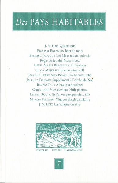 Image de DES PAYS HABITABLES N°7