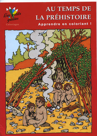 Picture of Au temps de la Préhistoire - coloriage