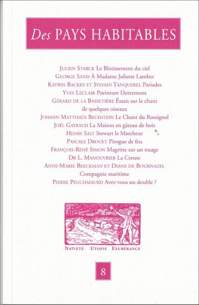 Picture of DES PAYS HABITABLES N°8
