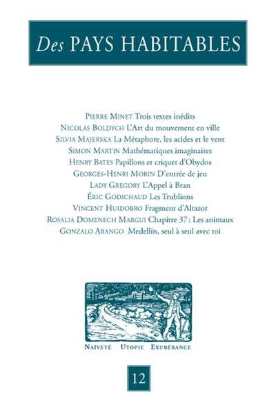 Image de Des PAYS HABITABLES N°12