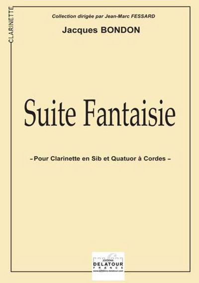 Image de SUITE FANTAISIE POUR CLARINETTE ET QUATUOR A CORDES