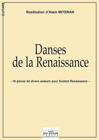 Picture of DANSES DE LA RENAISSANCE POUR GUITARE RENAISSANCE