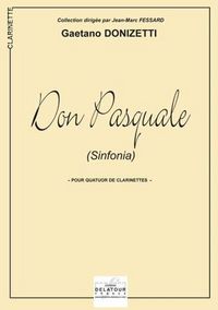 Picture of DON PASQUALE (SINFONIA) POUR QUATUOR DE CLARINETTES