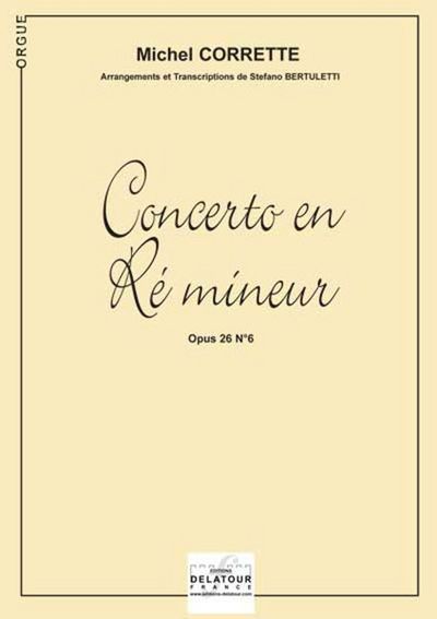 Picture of CONCERTO EN RE MINEUR POUR ORGUE