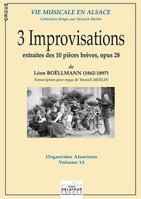 Picture of 3 IMPROVISATIONS POUR ORGUE