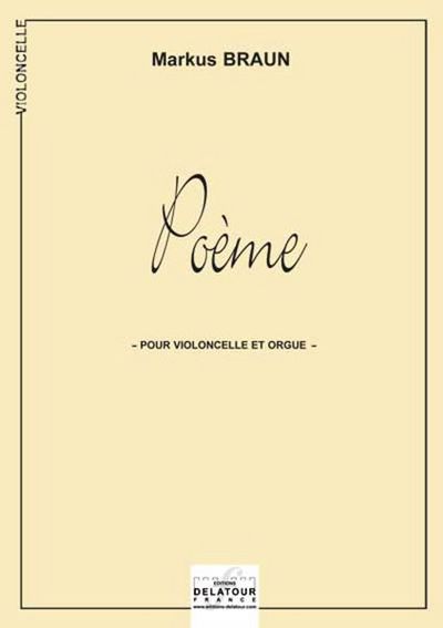 Image de POEME POUR VIOLONCELLE ET ORGUE