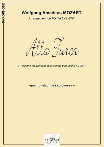 Picture of ALLA TURCA (VERSION QUATUOR DE SAXOPHONES)