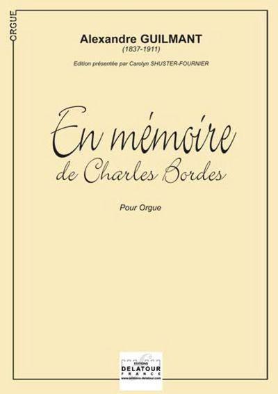 Picture of EN MEMOIRE DE CHARLES BORDES POUR ORGUE