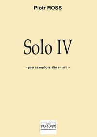 Picture of SOLO IV POUR SAXOPHONE ALTO