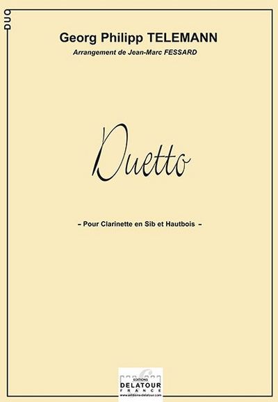 Image de DUETTO POUR CLARINETTE ET HAUTBOIS