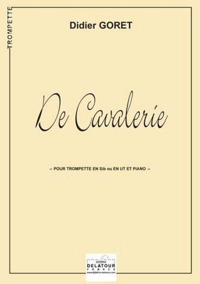Image de DE CAVALERIE POUR TROMPETTE ET PIANO