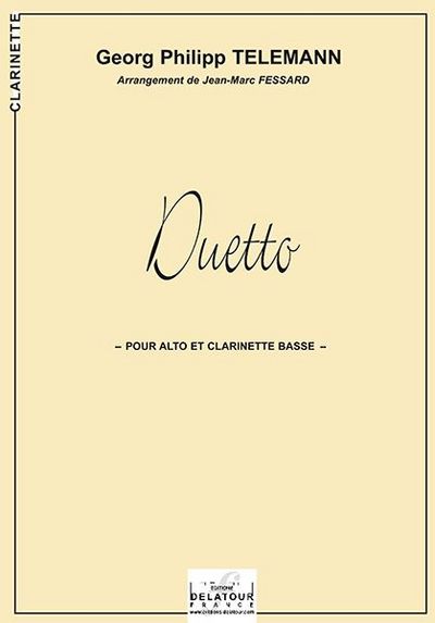 Image de DUETTO POUR ALTO ET CLARINETTE BASSE