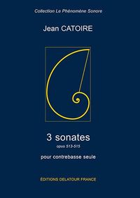 Picture of 3 SONATES POUR CONTREBASSE