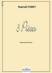 Image de 3 PIECES POUR ALTO ET PIANO