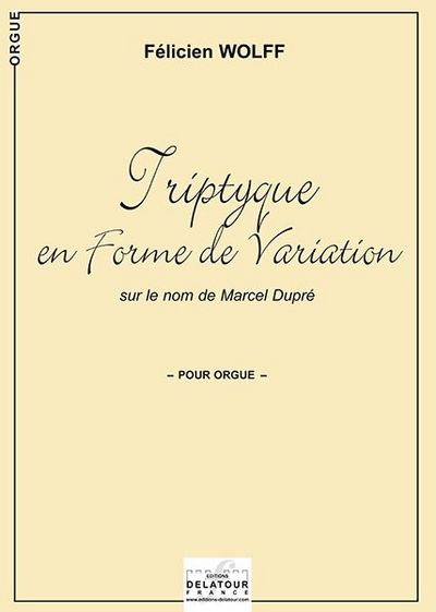 Image de TRIPTYQUE EN FORME DE VARIATION SUR LE NOM DE MARCEL DUPRE