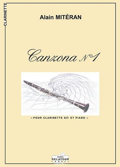 Image de CANZONA N01 POUR CLARINETTE ET PIANO