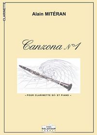 Image de CANZONA N01 POUR CLARINETTE ET PIANO