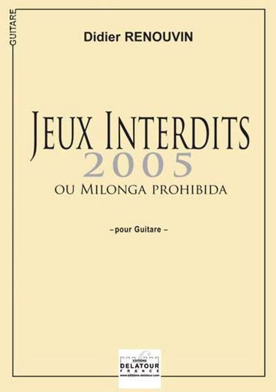 Picture of JEUX INTERDITS 2005 POUR GUITARE