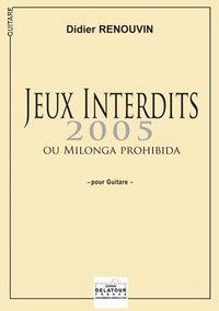 Picture of JEUX INTERDITS 2005 POUR GUITARE