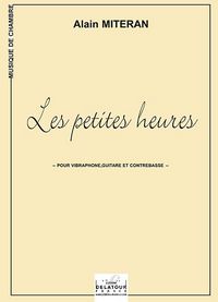 Image de LES PETITES HEURES POUR VIBRAPHONE, GUITARE ET CONTREBASSE