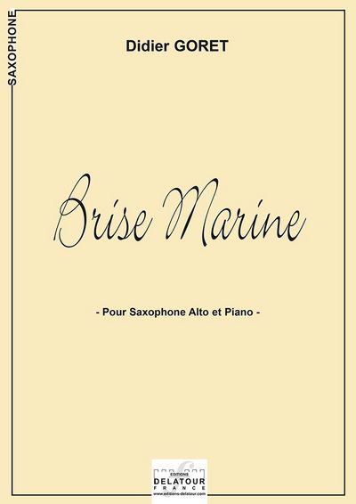 Picture of BRISE MARINE POUR SAXOPHONE ALTO ET PIANO