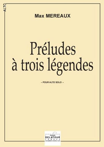 Picture of PRELUDES A TROIS LEGENDES POUR ALTO