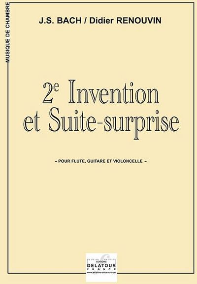 Picture of 2E INVENTION ET SUITE SURPRISE POUR FLUTE, GUITARE ET VIOLONCELLE