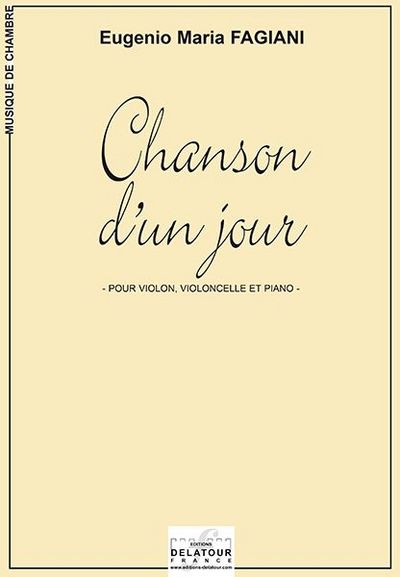 Image de CHANSON D'UN JOUR POUR VIOLON, VIOLONCELLE ET PIANO