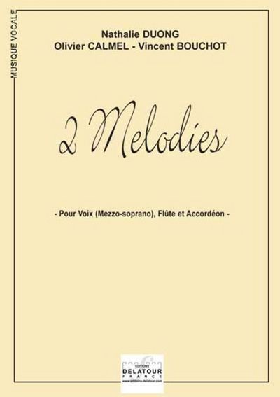 Picture of 2 MELODIES POUR VOIX, FLUTE ET ACCORDEON