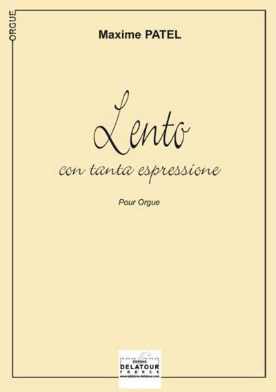 Image de LENTO CON TANTA ESPRESSIONE POUR ORGUE